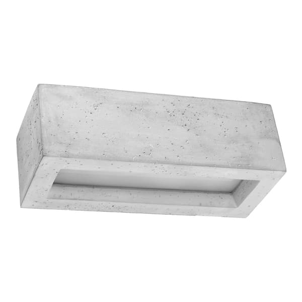 Vägglampa VEGA 30 betong grå