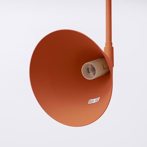 Vägglampa NOX röd ockra Red
