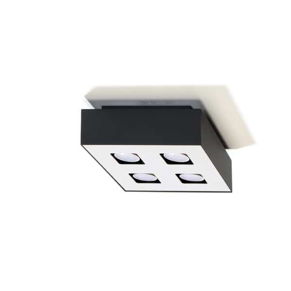 Taklampa MONO 4 svart White