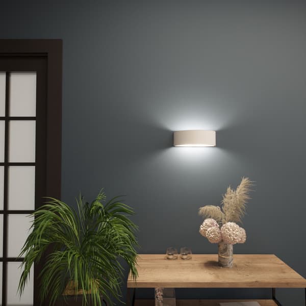 Vägglampa keramik ATENA 20 Vit