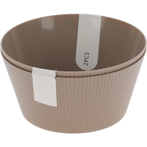 Skål Taupe 2-pack Melamin Taupe