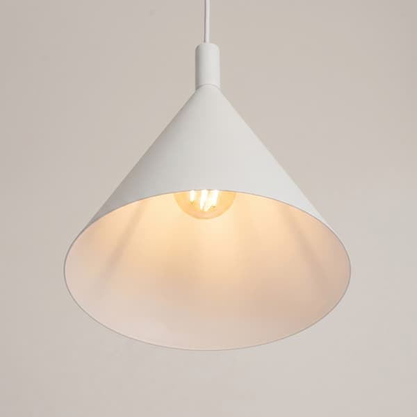 Pendellampa NOX 25 vit White