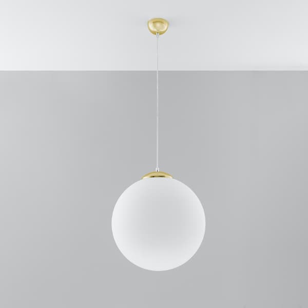 Pendel lampa UGO 40 gyllene White