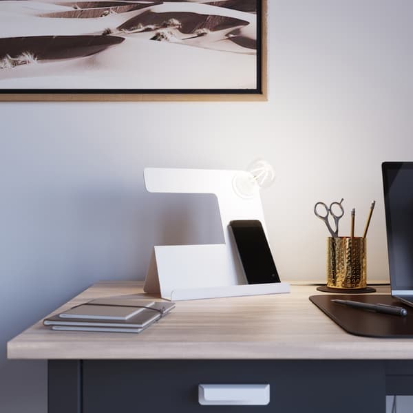 Bordslampa INCLINE vit White