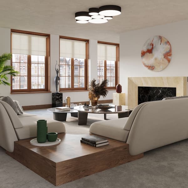 Taklampa ARENA 35 svart Black