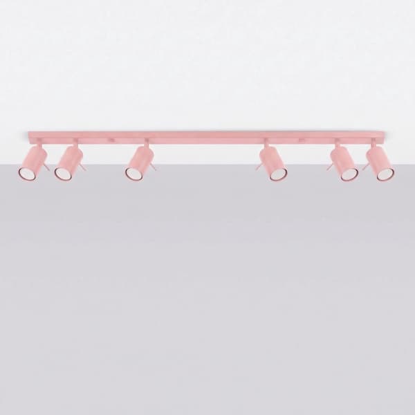 Taklampa RING 6L rosa Pink