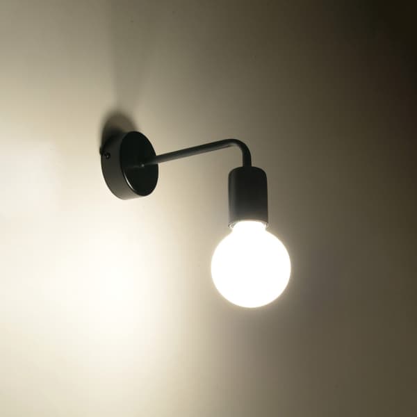 Vägglampa DUOMO Black