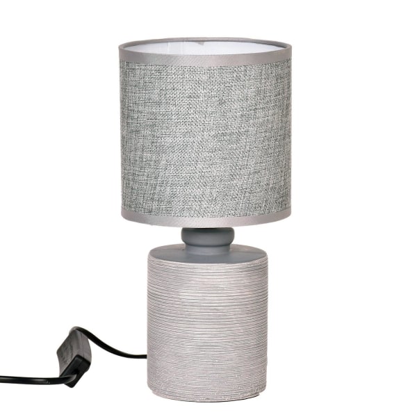 Bordslampa Grå Keramik 27 cm grå