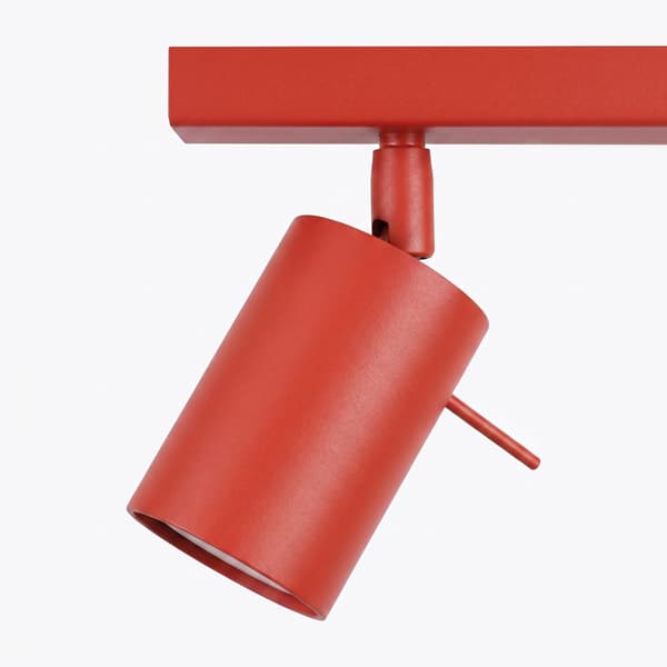 Taklampa RING 3L röd Red