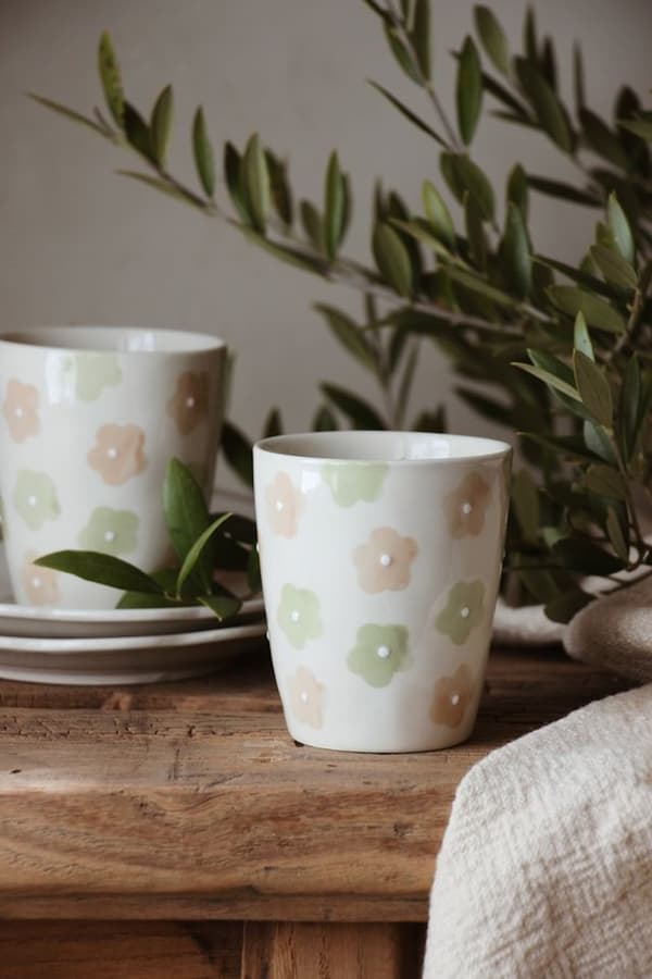 Majas Cottage Mugg Tro på dig själv Vit