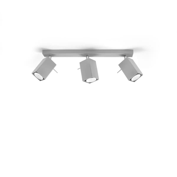 Taklampa MERIDA 3 grå Grey