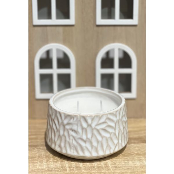 Ljus Vitt Mönstrat White Mönstrad