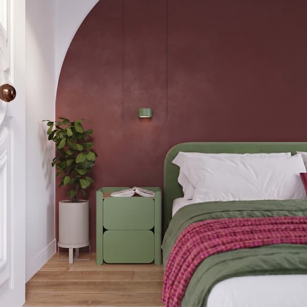 Vägglampa MODO 1 olivgrön Gx53 Grön