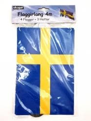 Flagguirlande Student 4 meter Multicolor