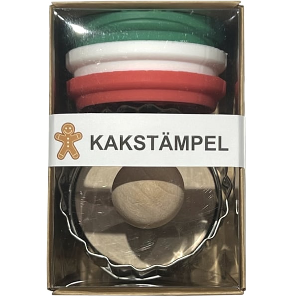 Pepparkaksstämplar Set Stämplar Bak 3 motiv Green