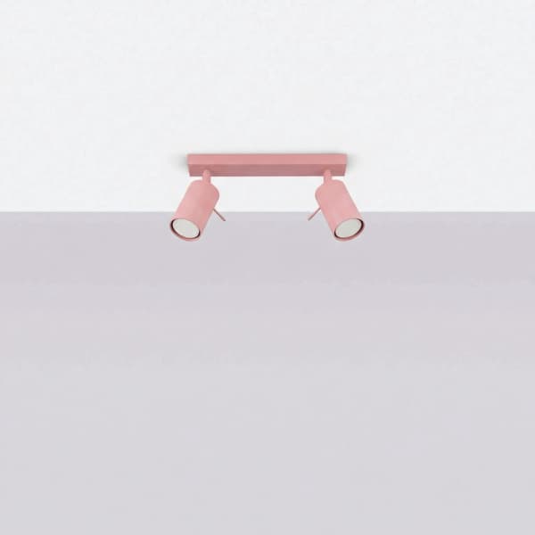 Taklampa RING 2 rosa Pink