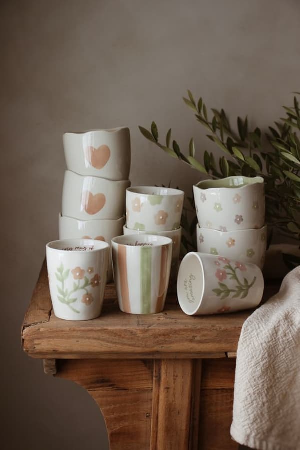 Majas Cottage Mugg Tro på dig själv Vit