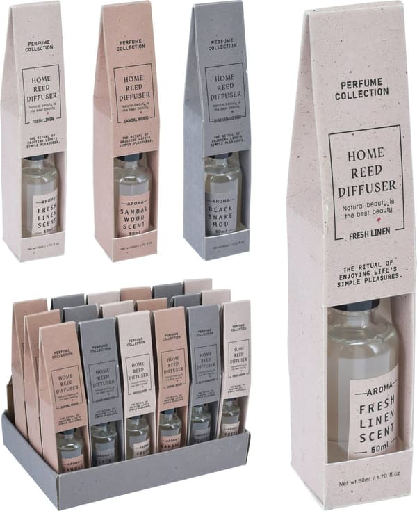 Doftpinnar Rumsdoft Sandalwood 50 ml Rosa