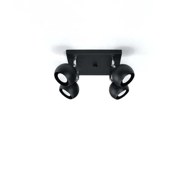 Taklampa OCULARE 4 svart Black