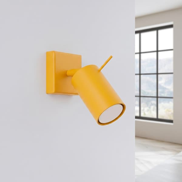 Vägglampa RING gul Yellow