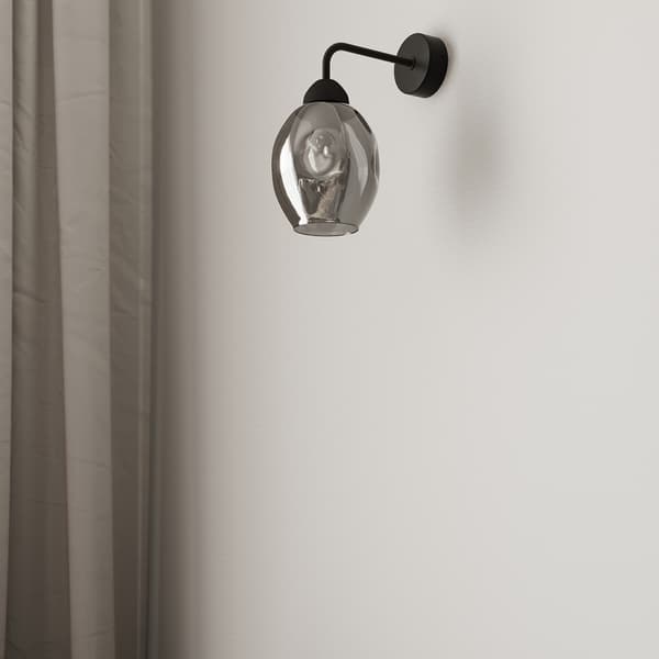 Vägglampa FILLAN 1 svart Black