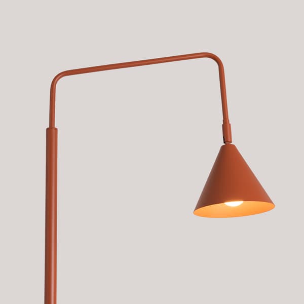 Golvlampa NOX röd ockra Red