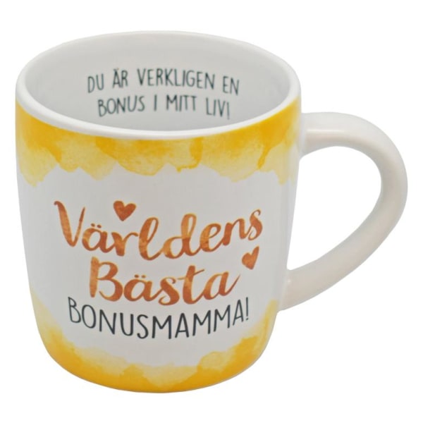 Mugg VÄRLDENS BÄSTA BONUSMAMMA multifärg