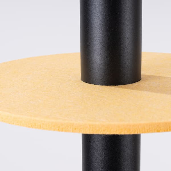 Taklampa PELTA 1 svart/gul Multicolor