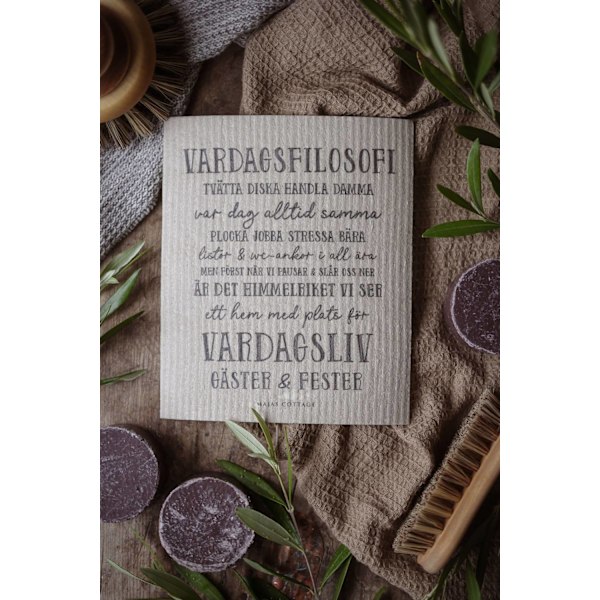 Majas Cottage Disktrasa Vardagsfilosofi grå