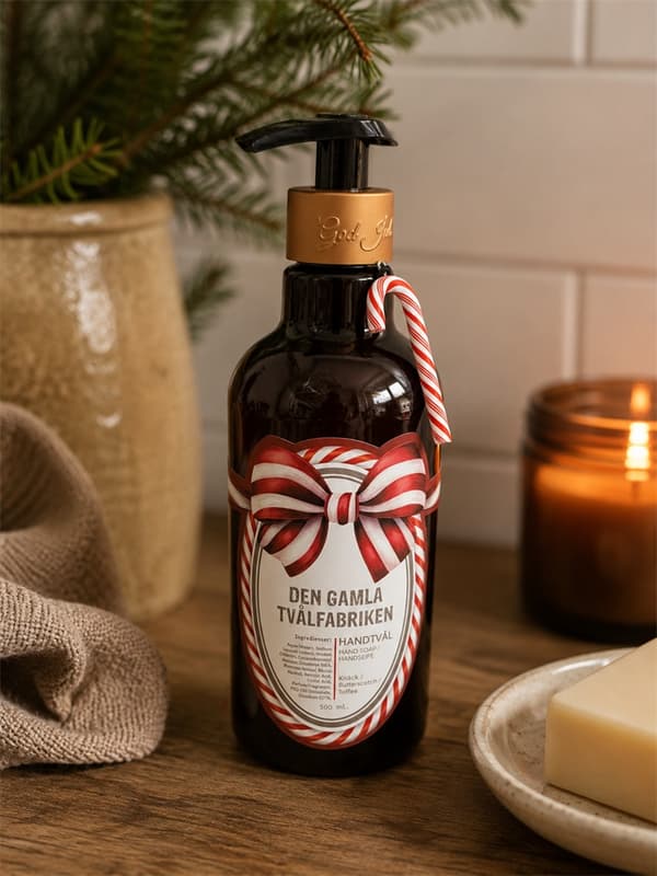 Tvålpump Jul Knäck/Mandel 500 ml Brown