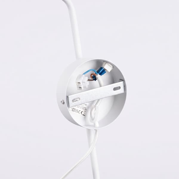 Vägglampa NOX 1 vit med strömbrytare White