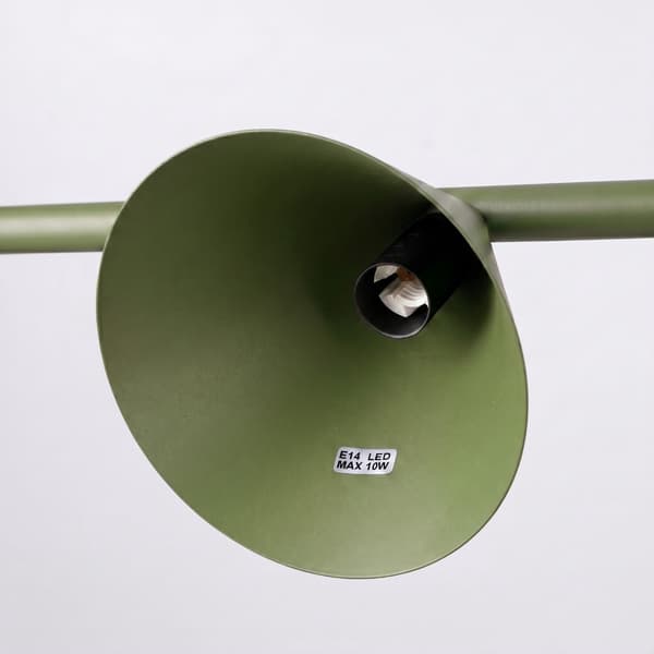 Ljuskrona NOX 4L olivgrön Green