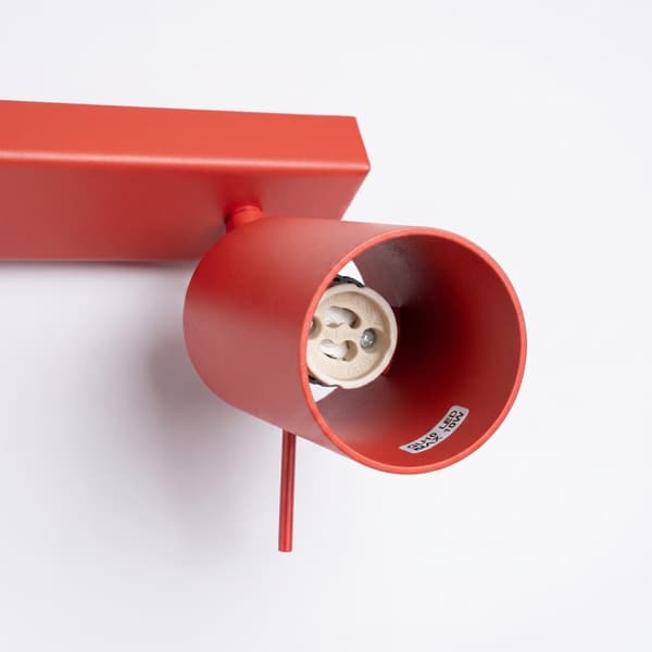 Taklampa RING 2 röd Red
