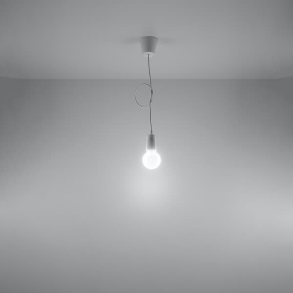 Pendel lampa DIEGO 1 vit White