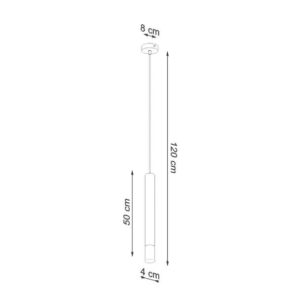 Pendel lampa WEZYR 1 vit White