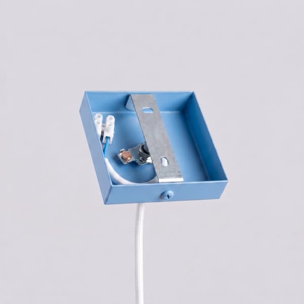 Pendellampa PASTELO 1 azurblå Light blue