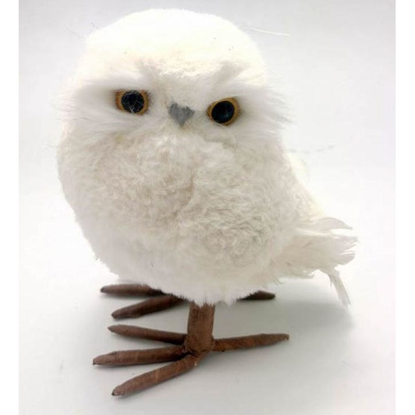 Uggla Vit 15 cm Vit
