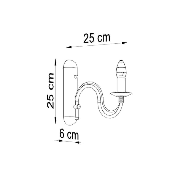Vägglampa MINERWA vit White