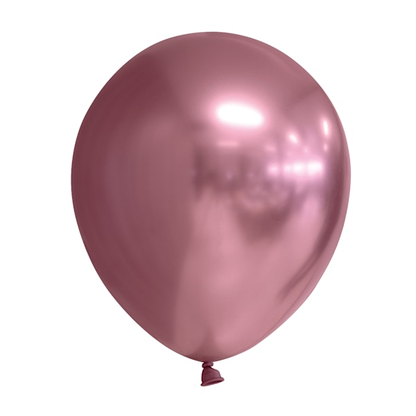 Ballong Blank Rosa Spegelballong 6-pack 30 cm Latex Rosa