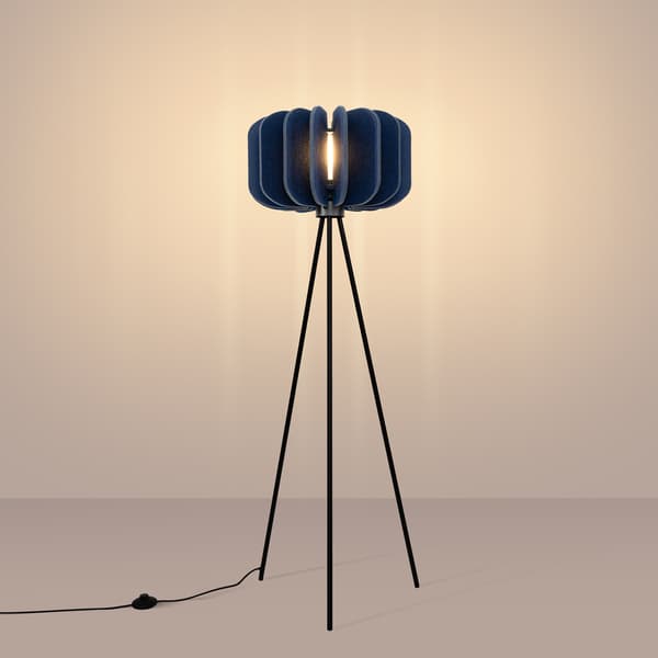 Golvlampa MULA 45 marinblå Multicolor
