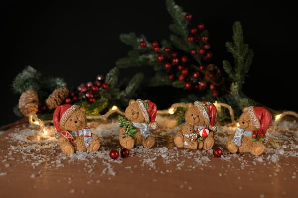 Nalle Jul 7 cm Brun