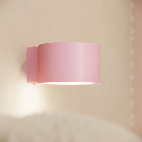 Vägglampa MODO 1 rosa Gx53 Pink