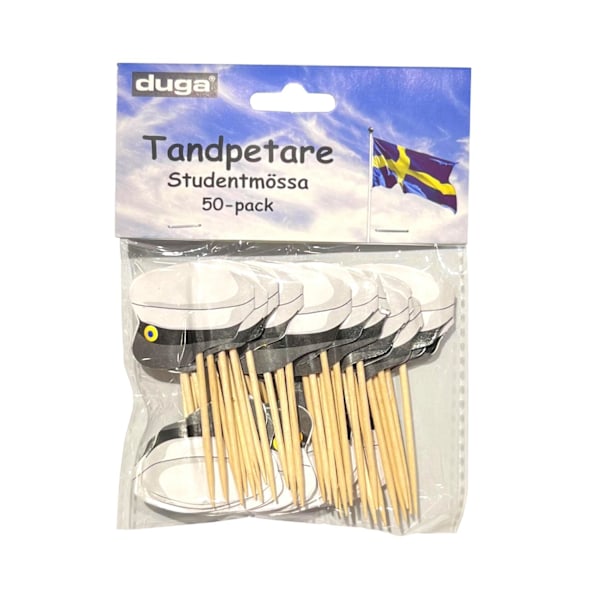 Tandpetare Student 50-pak Multicolor
