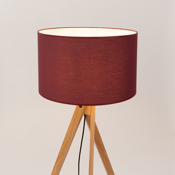 Golvlampa NATT vinröd multifärg