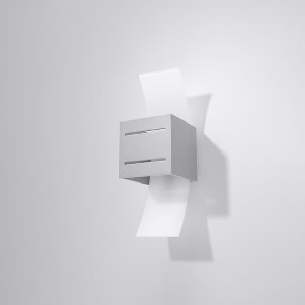 Vägglampa LORETO grå Grey