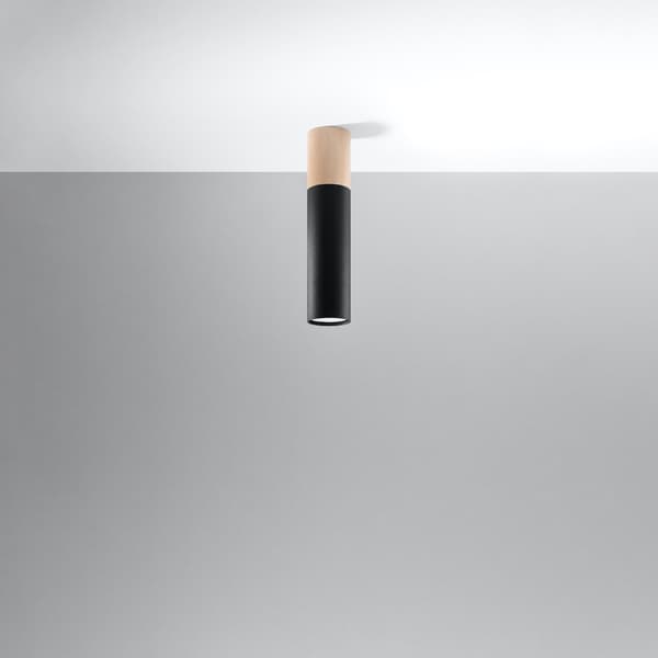 Taklampa PABLO svart Black