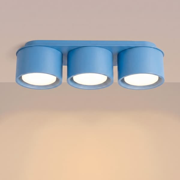 Taklampa MODO 3 azurblå Gx53 Light blue