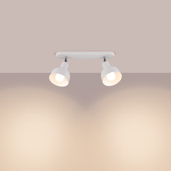 Taklampa ELBA 2 vit White