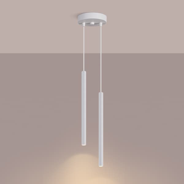 Pendellampa ARCHE 2P vit White