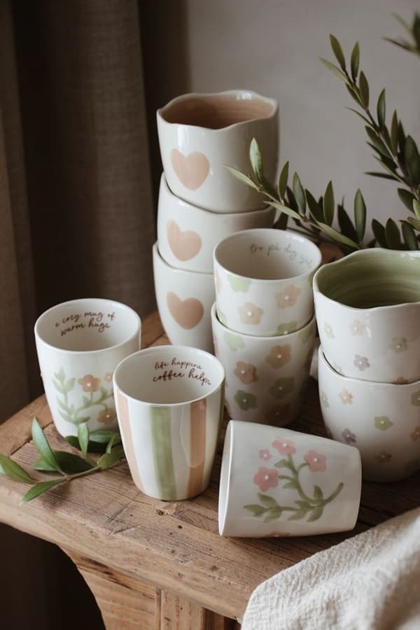 Majas Cottage Mugg Tro på dig själv Vit
